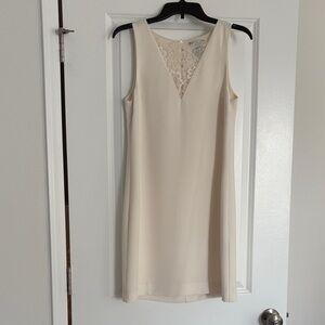 H&M Cream Lace Detail Top